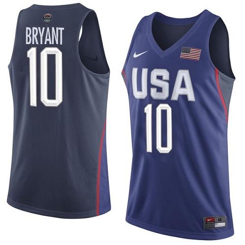 Nike Team USA #10 Kobe Bryant Navy Blue 2016 Dream Team Game Youth NBA Jersey - Click Image to Close